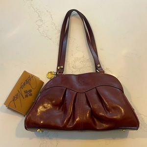 Patricia Nash 10th Anniversary Heritage Leather Shoulder Bag Purse NWOT